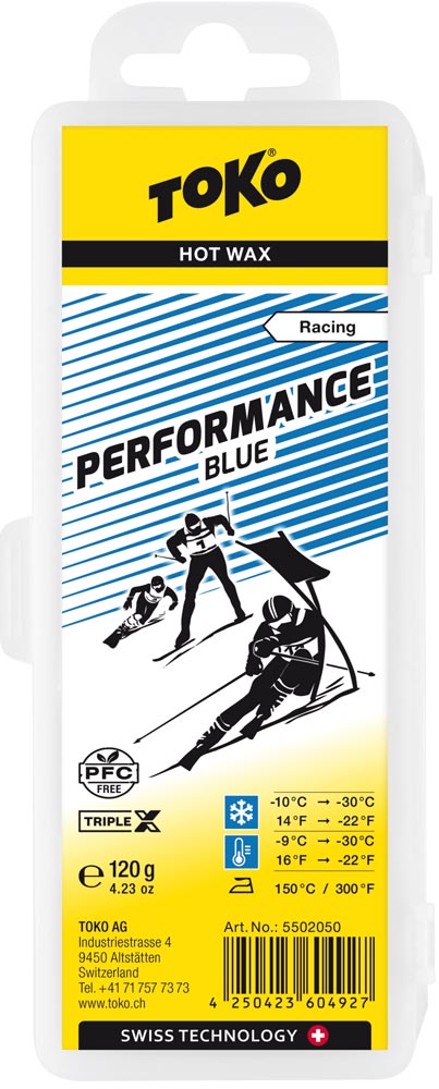 Performance Paraffin 120 g Blå