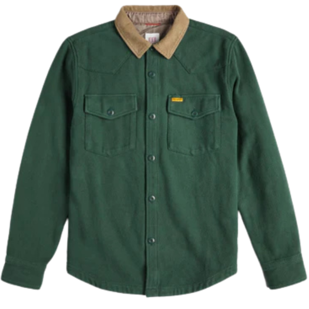 M's Onlooker Twill Shirt Jacket Forest