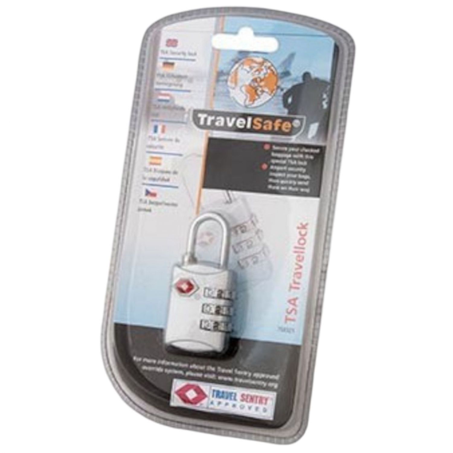 TravelSafe Kombinasjonslås TSA med kode