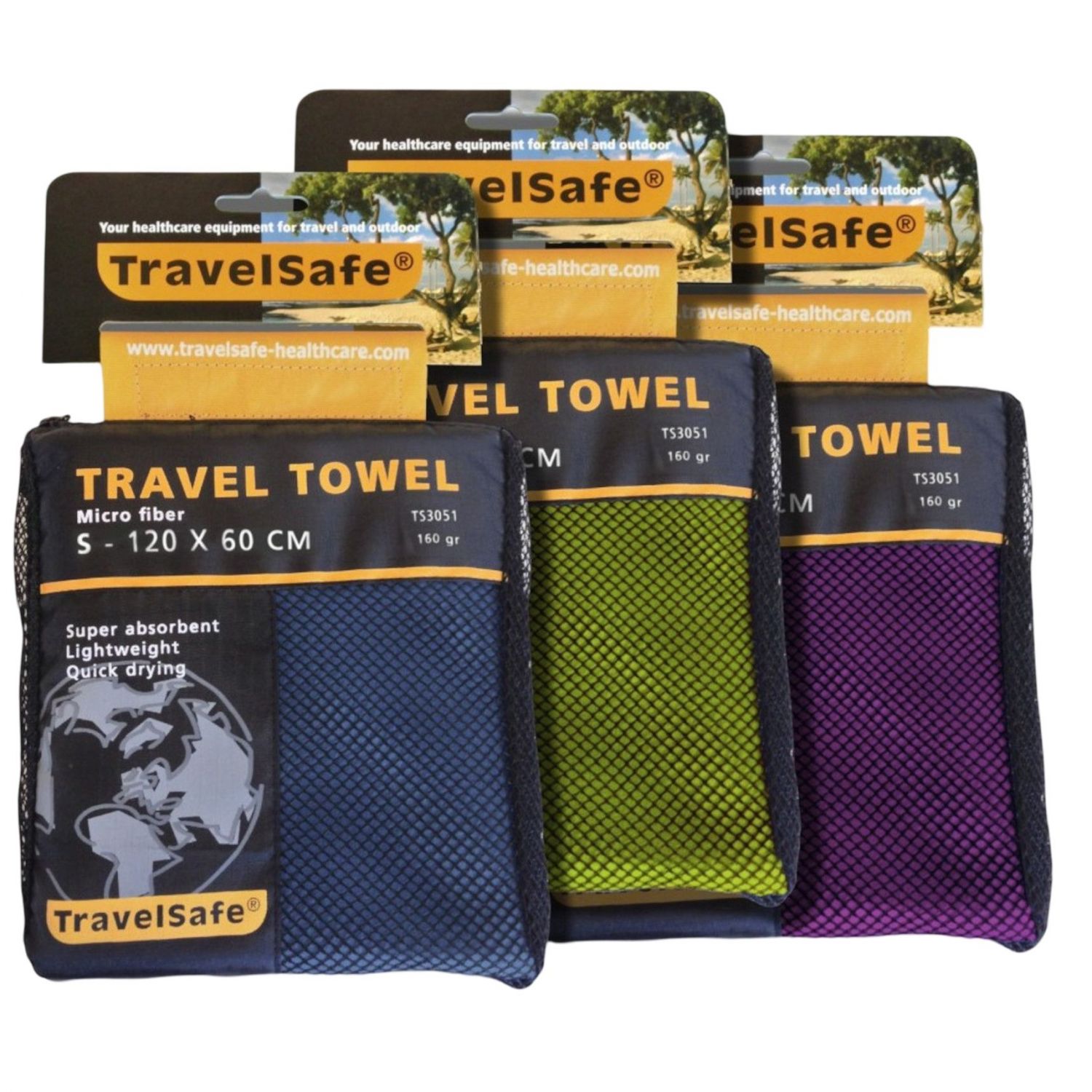 TravelSafe Traveltowel Mikrofiber S
