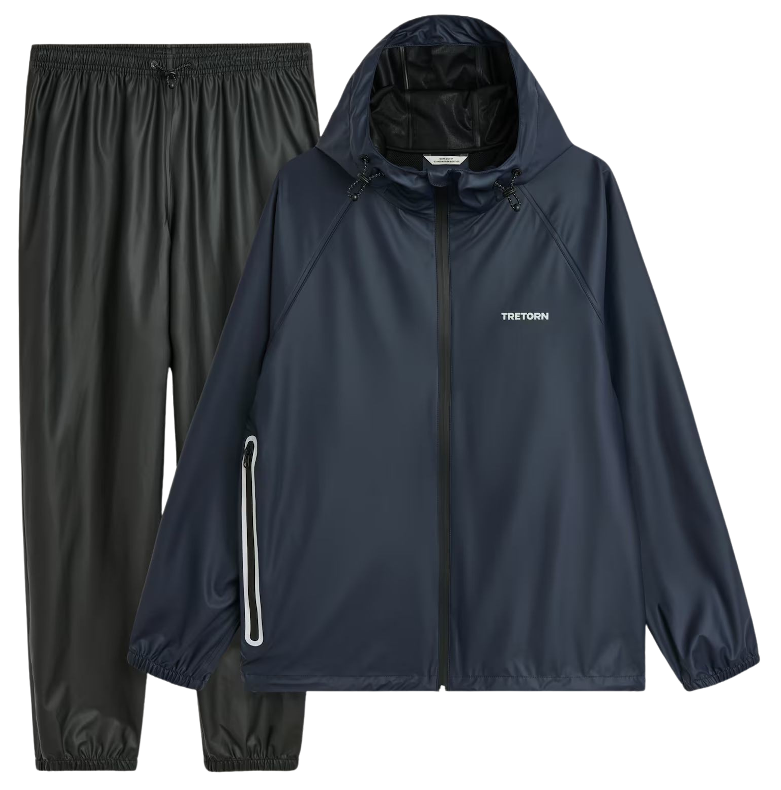 Packable Rainbreaker Set Navy Blaze