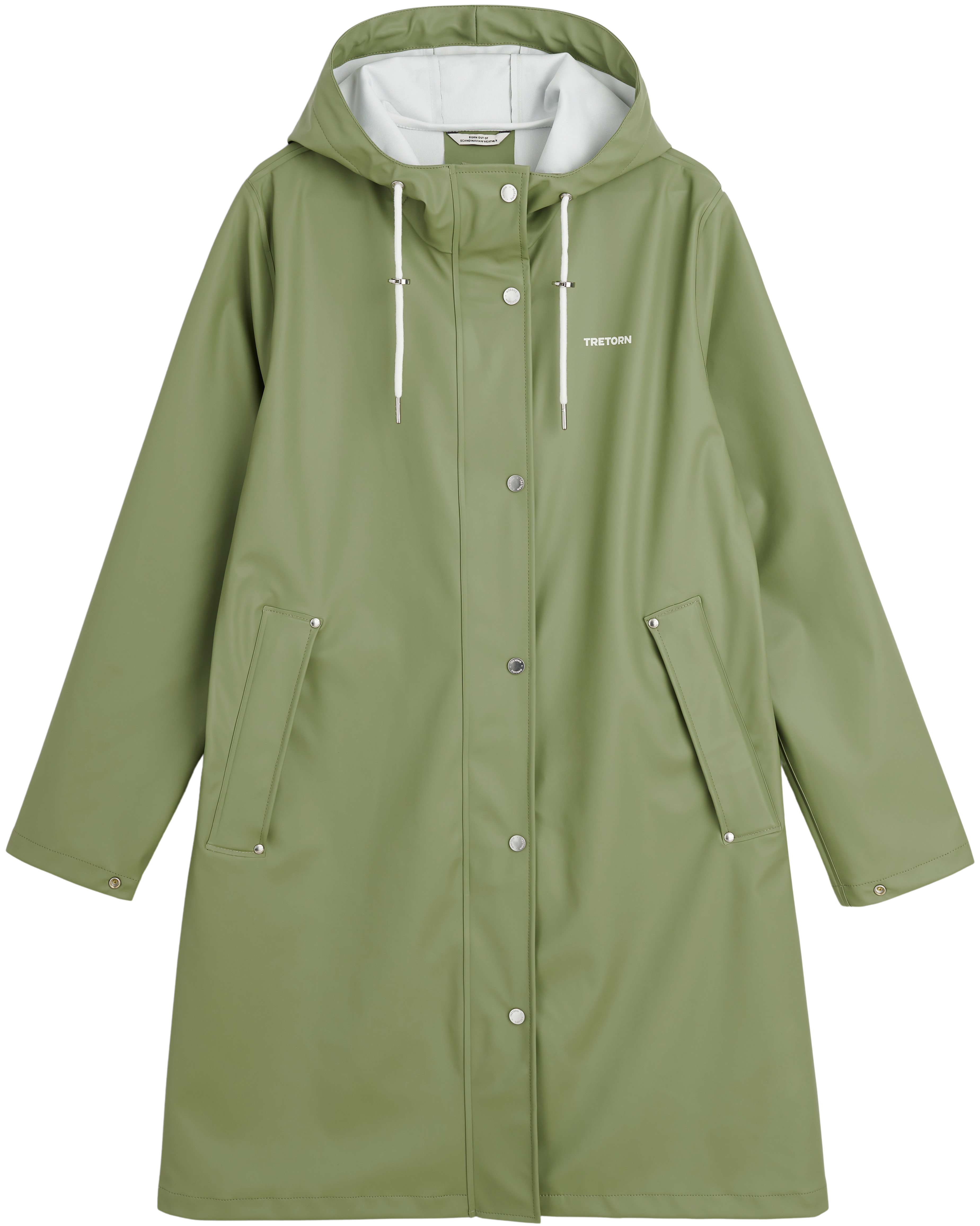 W's Wings A-Shape Rain Coat Oil Green