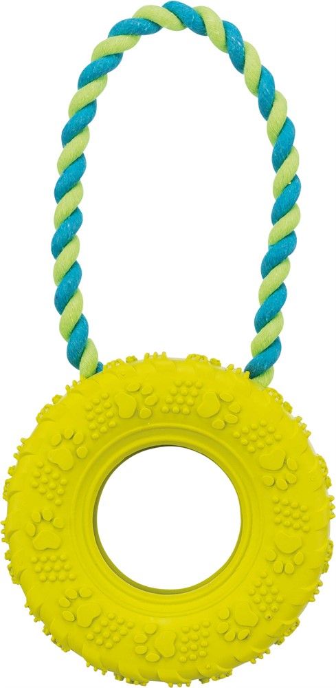 Leksak Gummidekk På Reip 15/32 cm