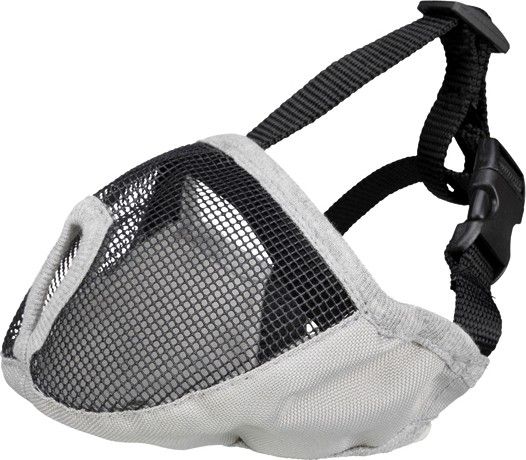 Munnkurv For Kortneset Hund Polyester M: 40 cm Grå
