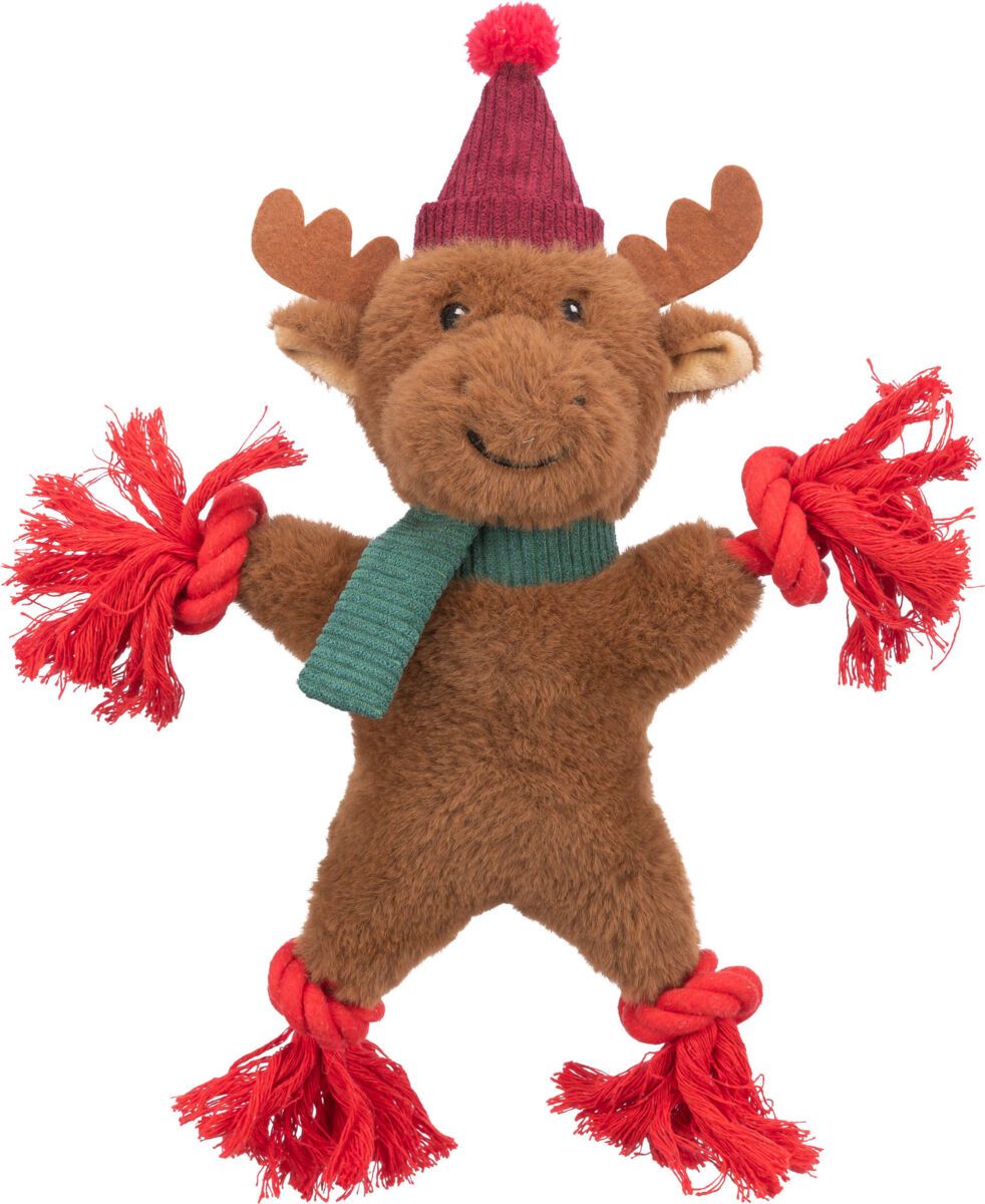 Xmas Reindeer Plush/Rope 32 cm