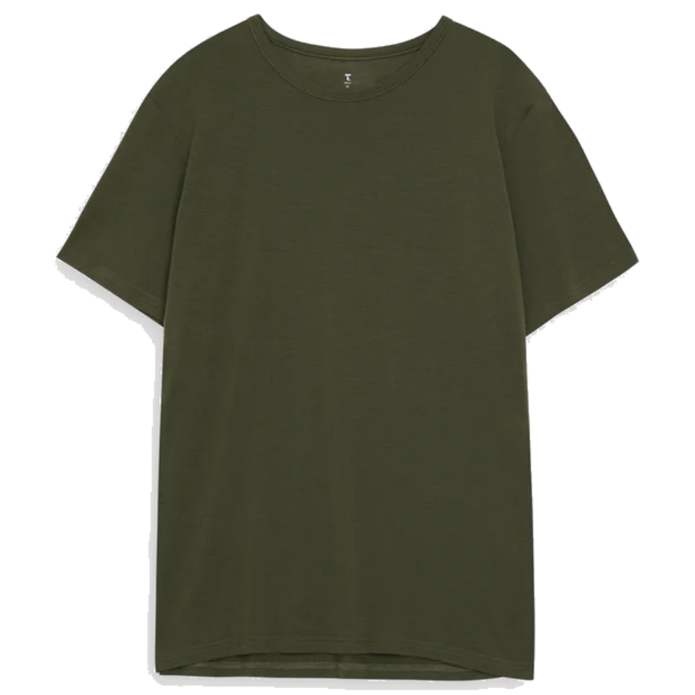 M's Clover Merino Tee Olive Night