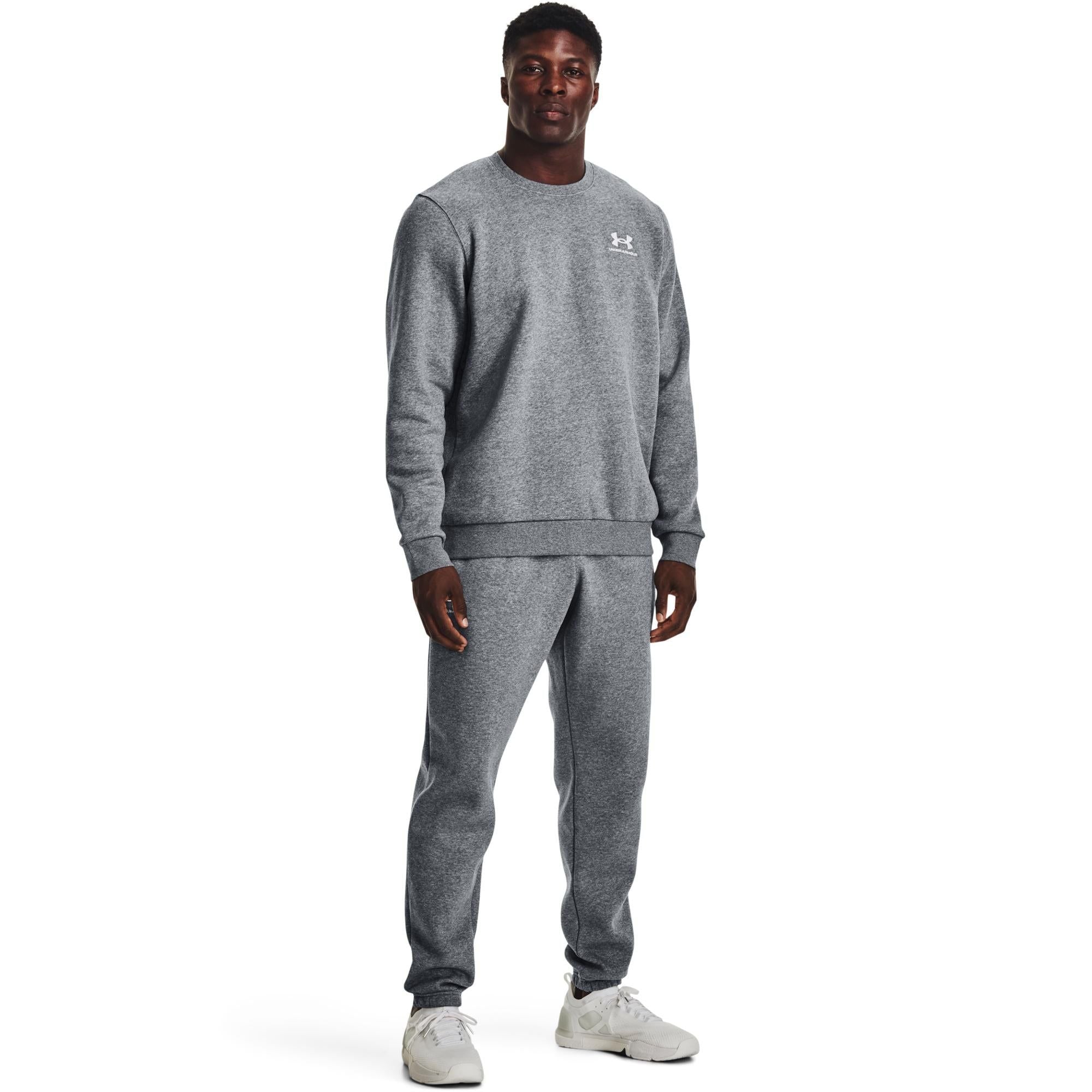 Essential Fleece Jogger Pitch Gray Medium Heather/White
