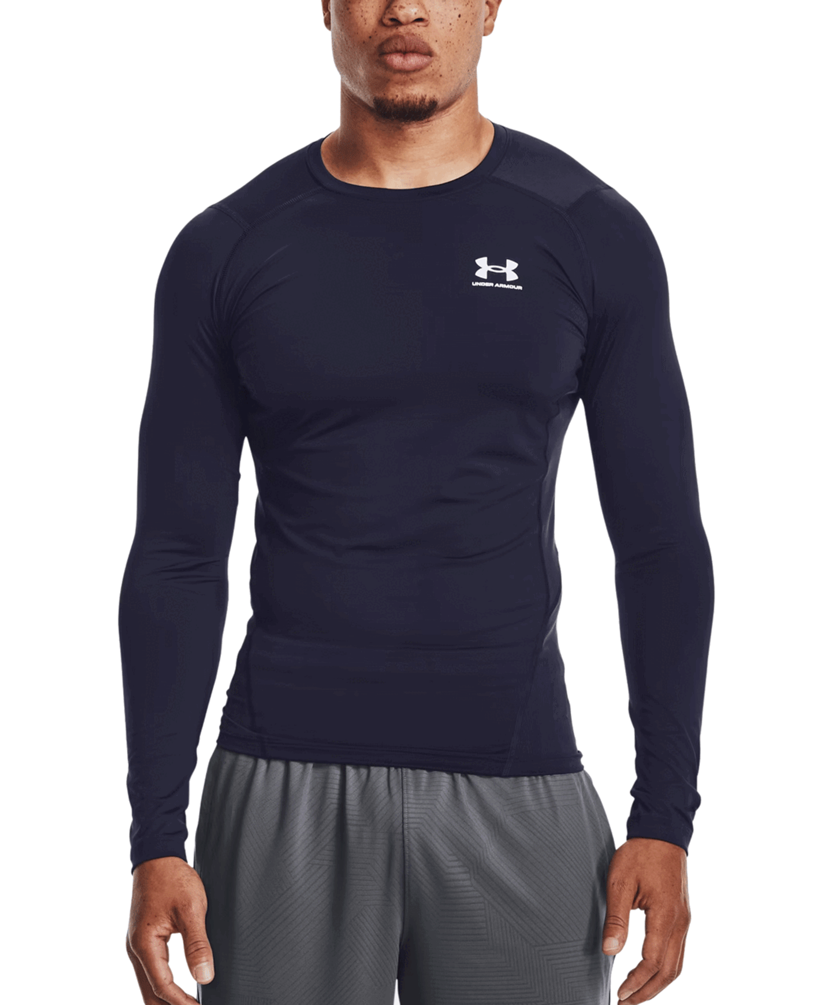 HeatGear Armour Comp Long Sleeve Midnight Navy
