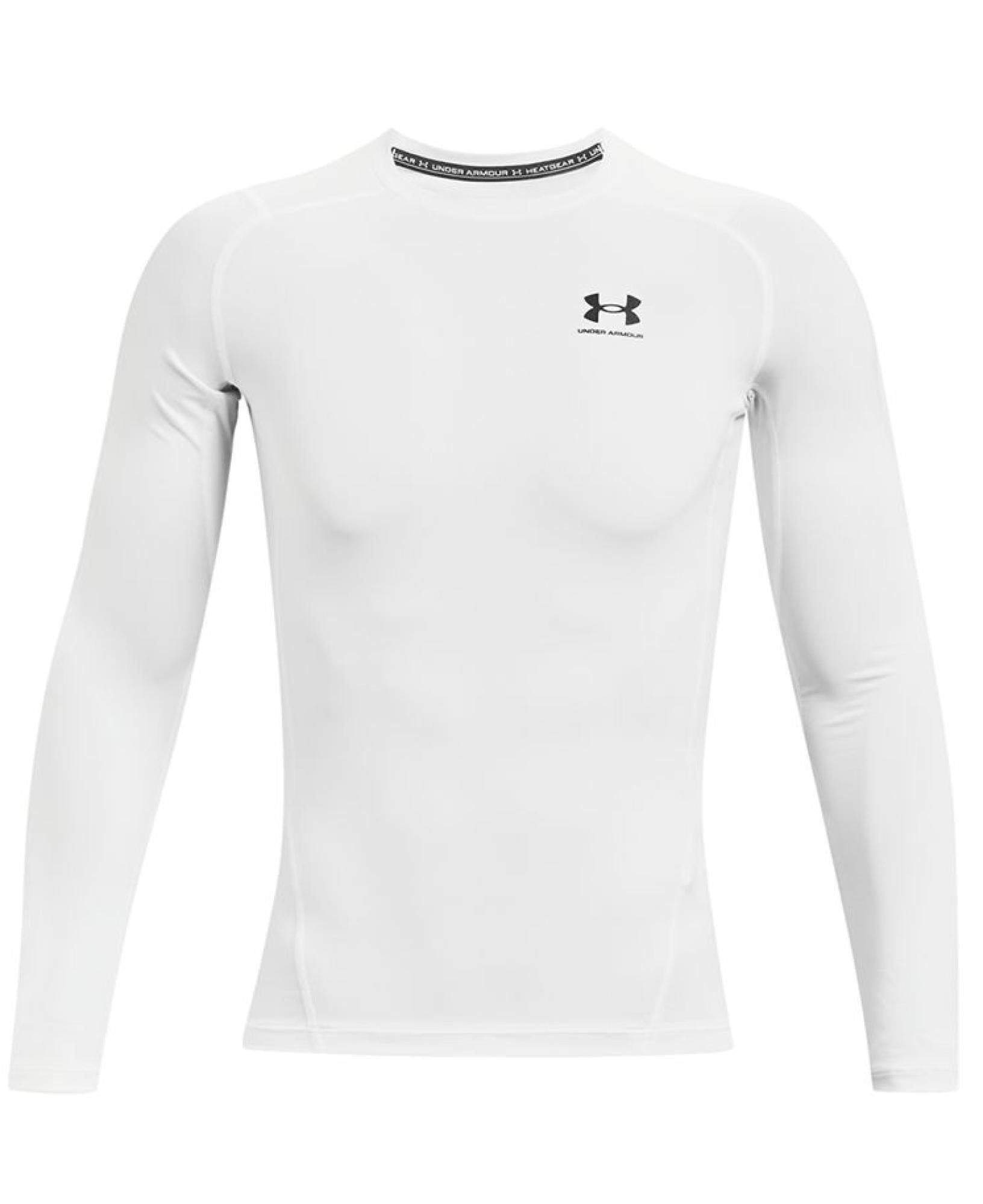 HeatGear Armour Comp Long Sleeve White