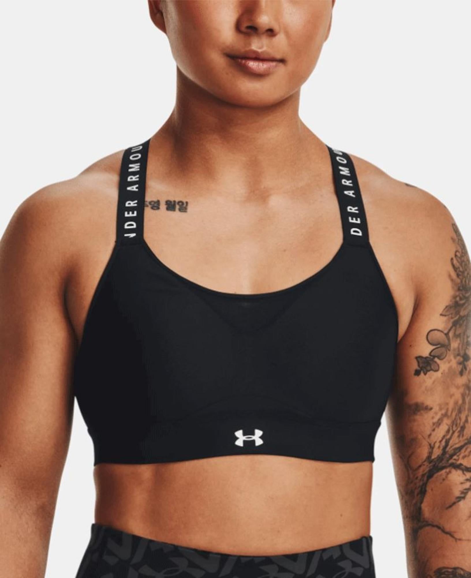 Infinity High Bra Wmn Black/White