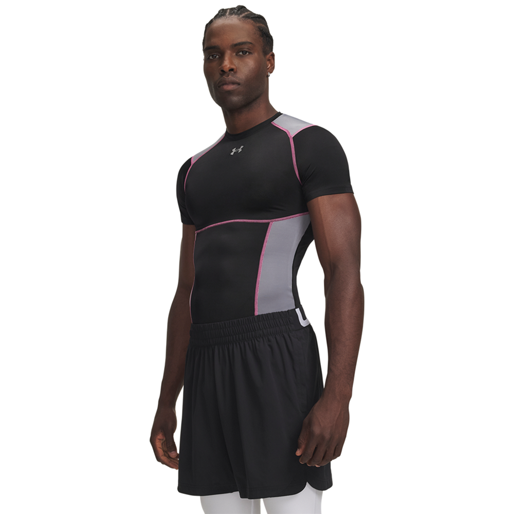 M's Heatgear Elite Comp Short Sleeve Mod Gray