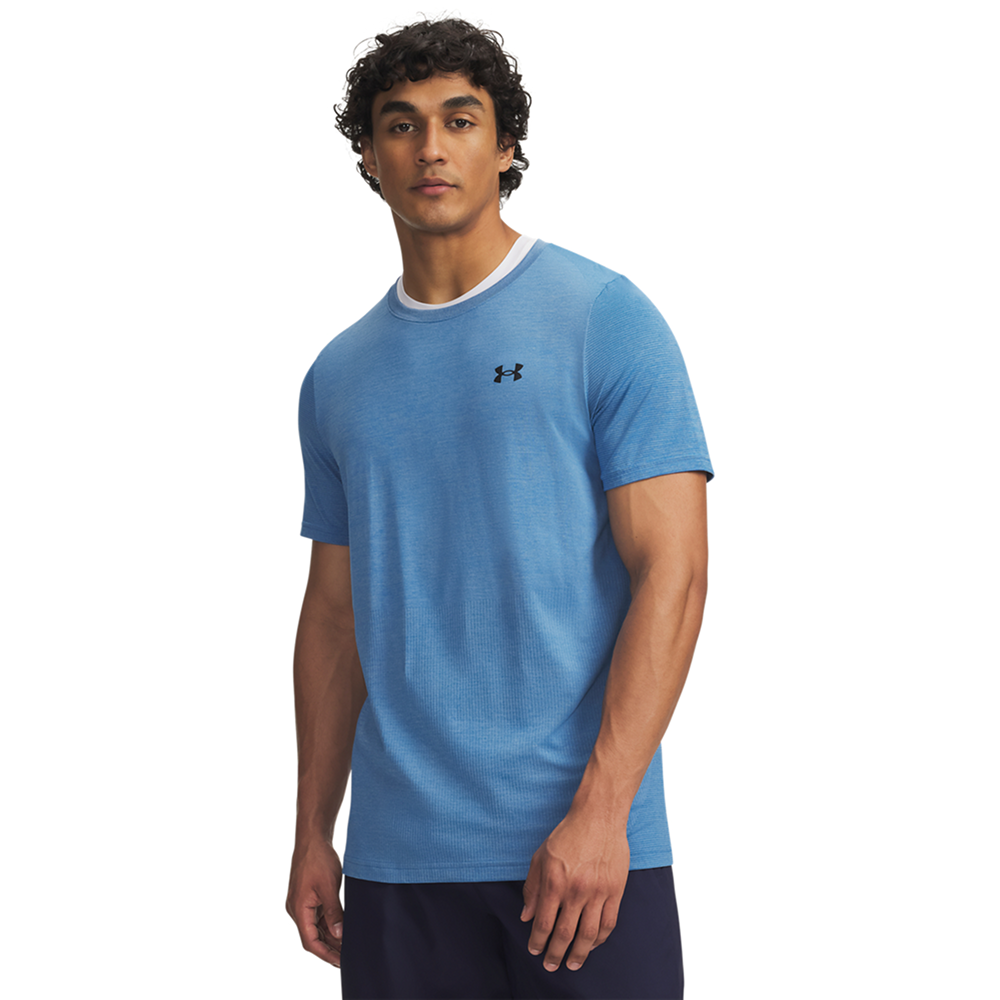 M's Vanish Seamless Short Sleeve Aegean Blue