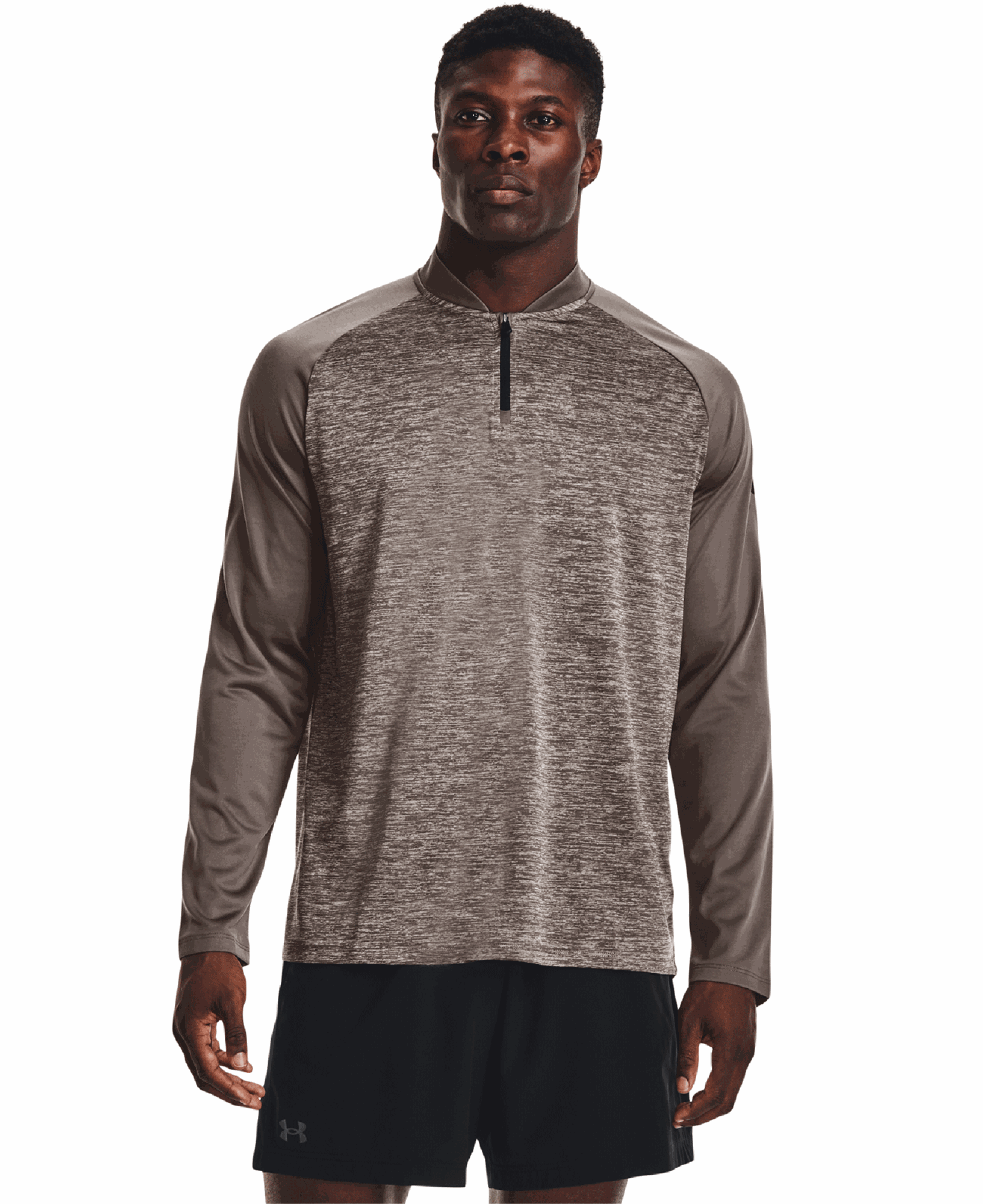 Tech 2.0 Novelty 1/4 Zip Fresh Clay/Black