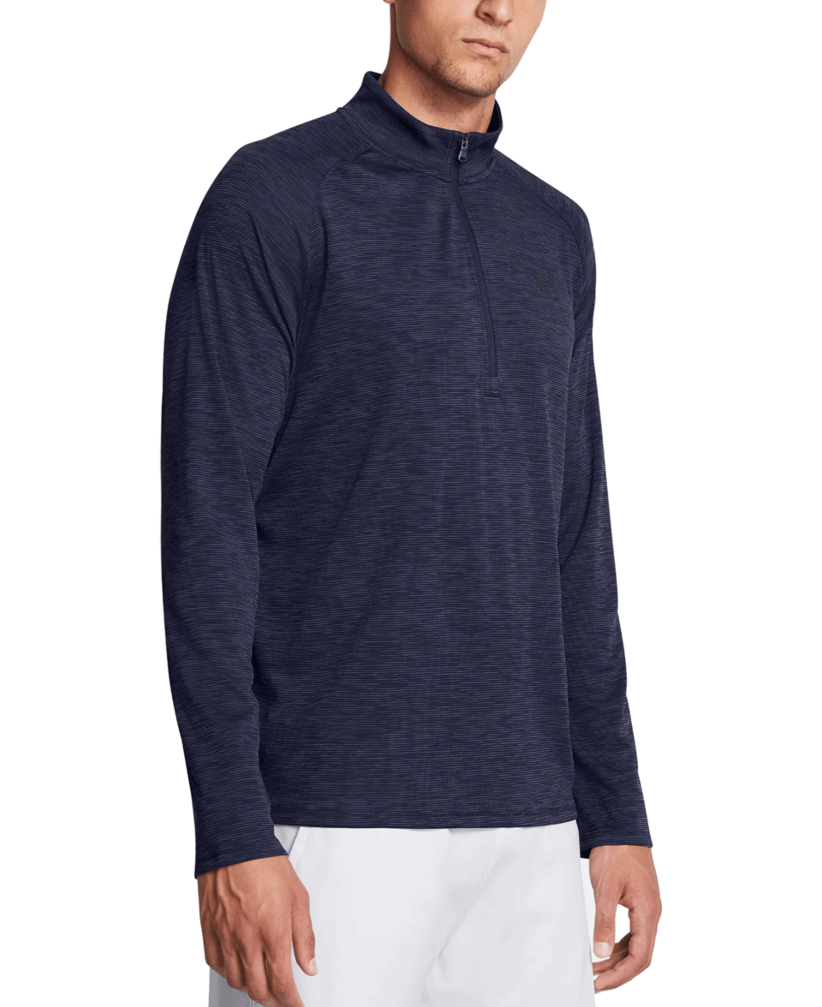 Tech Textured 1/2 Zip Midnight Navy