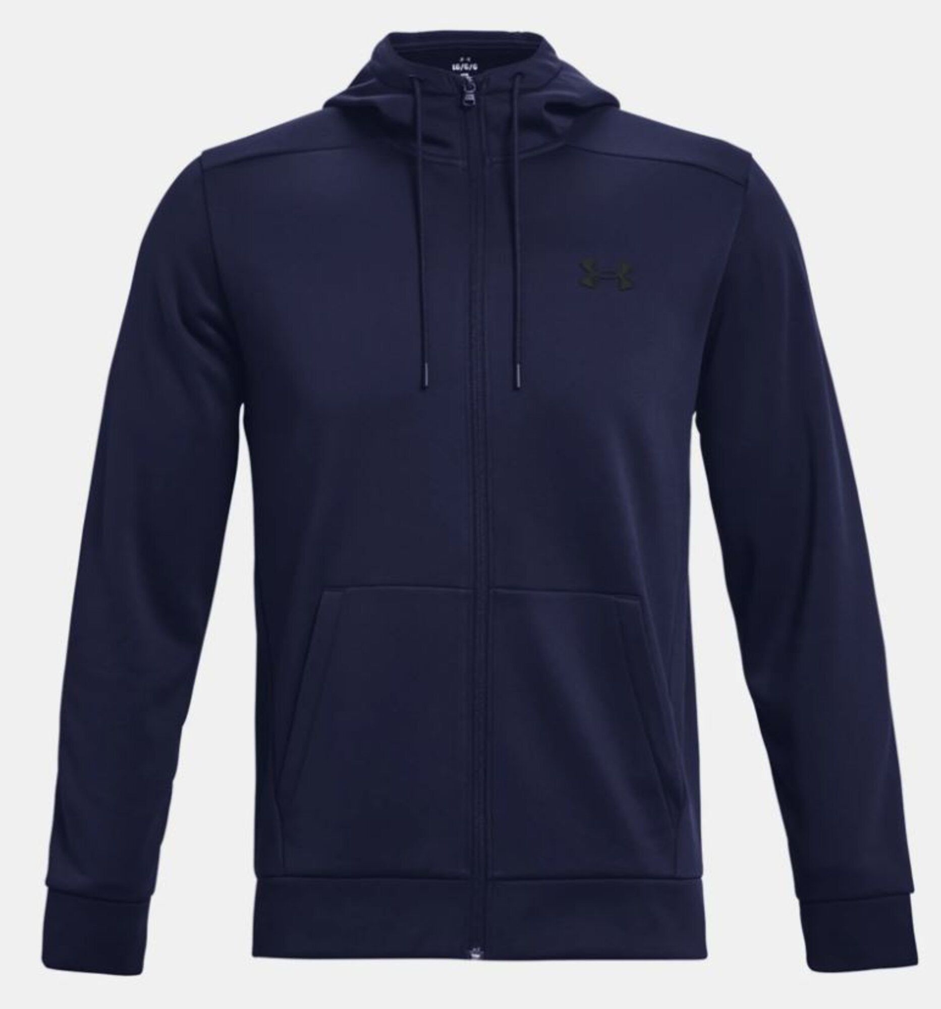UA Armour Fleece FZ Hoodie Midnight Navy