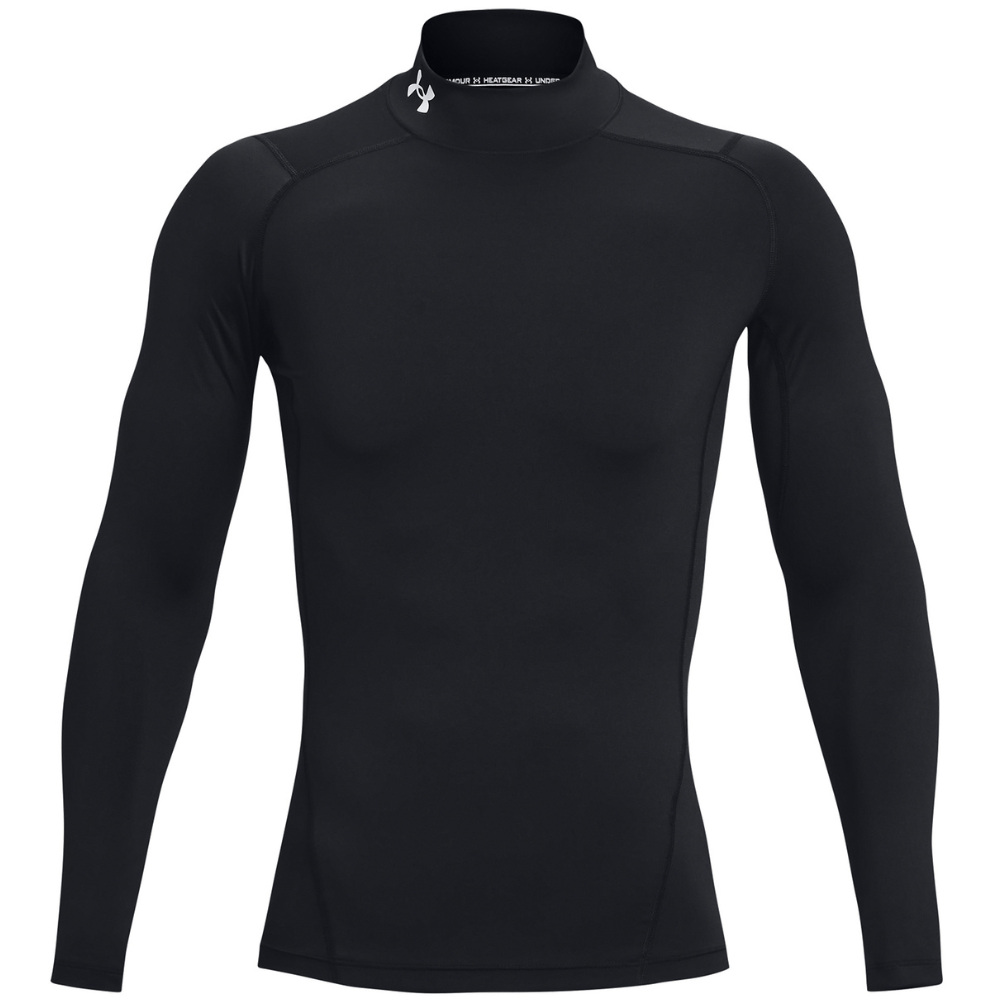 UA HeatGear Armour Comp Mock LS Black
