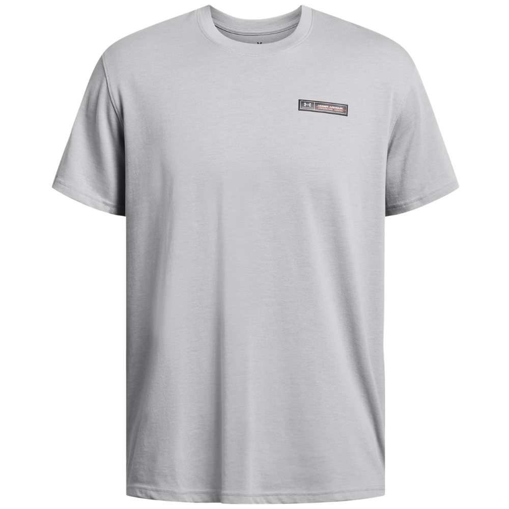 UA Heavyweight Armour Label SS Mod Gray