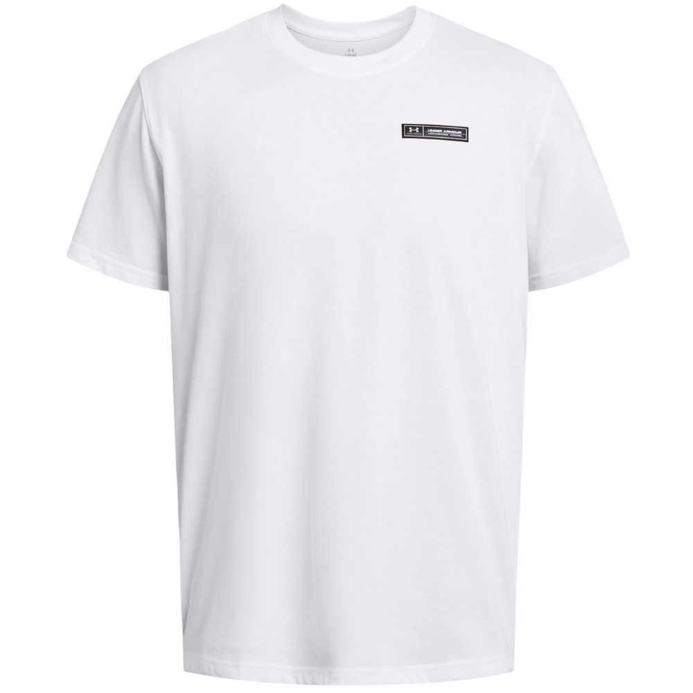 UA Heavyweight Armour Label SS White