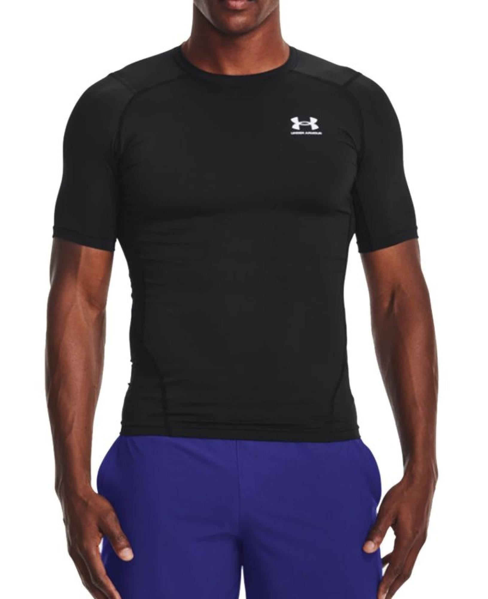 UA HG Armour Comp SS Black