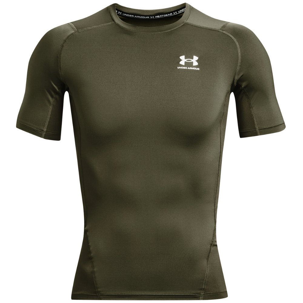 UA HG Armour Comp SS Marine Od Green