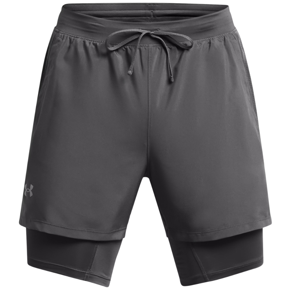 UA Launch 5'' 2-In-1 Shorts Castlerock