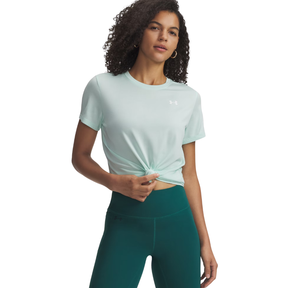 UA Tech Twist W's Short Sleeve Refresh Mint