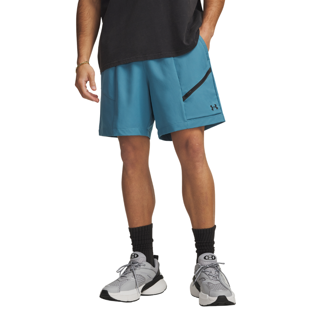 UA Unstoppable Woven M's Shorts Boundless Blue