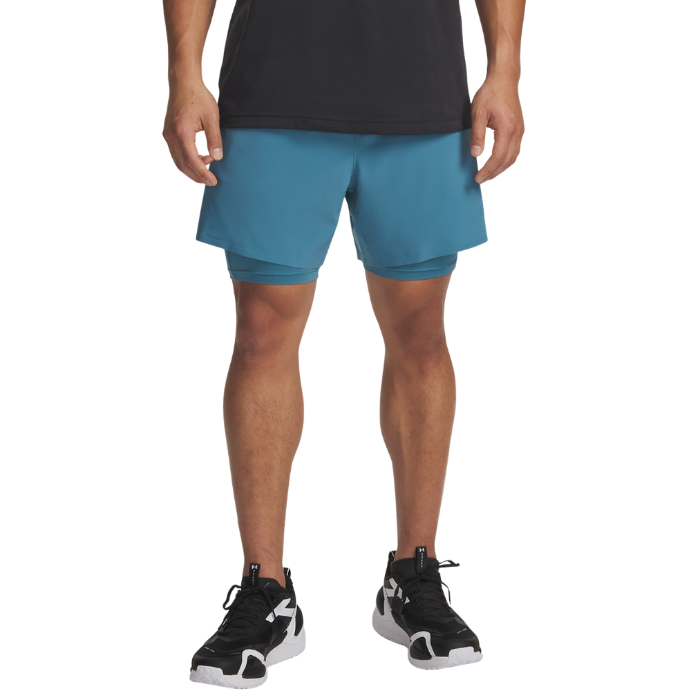 UA Vanish Elite M's 2-in-1 Shorts Boundless Blue