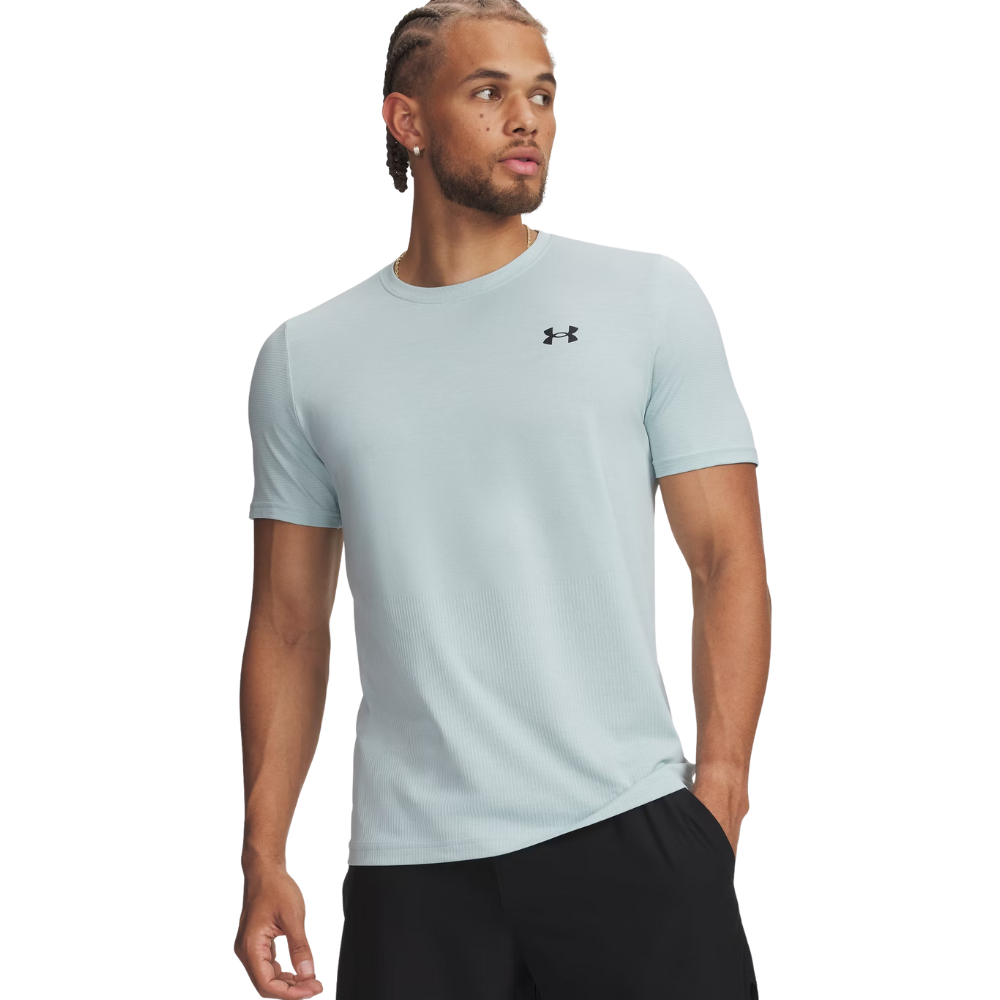 UA Vanish Elite Seamless SS Enamel Blue