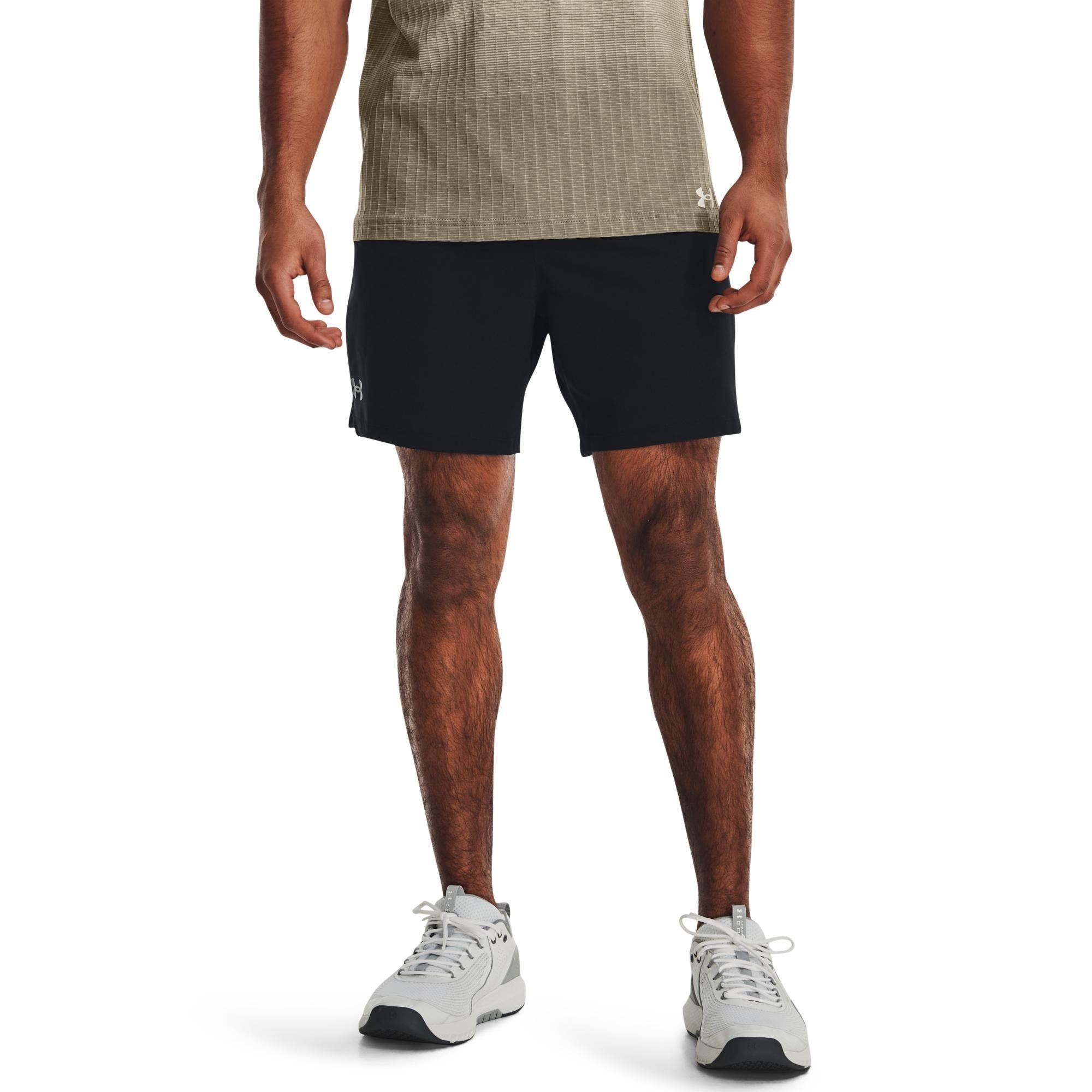 UA Vanish Woven 6in Shorts Black