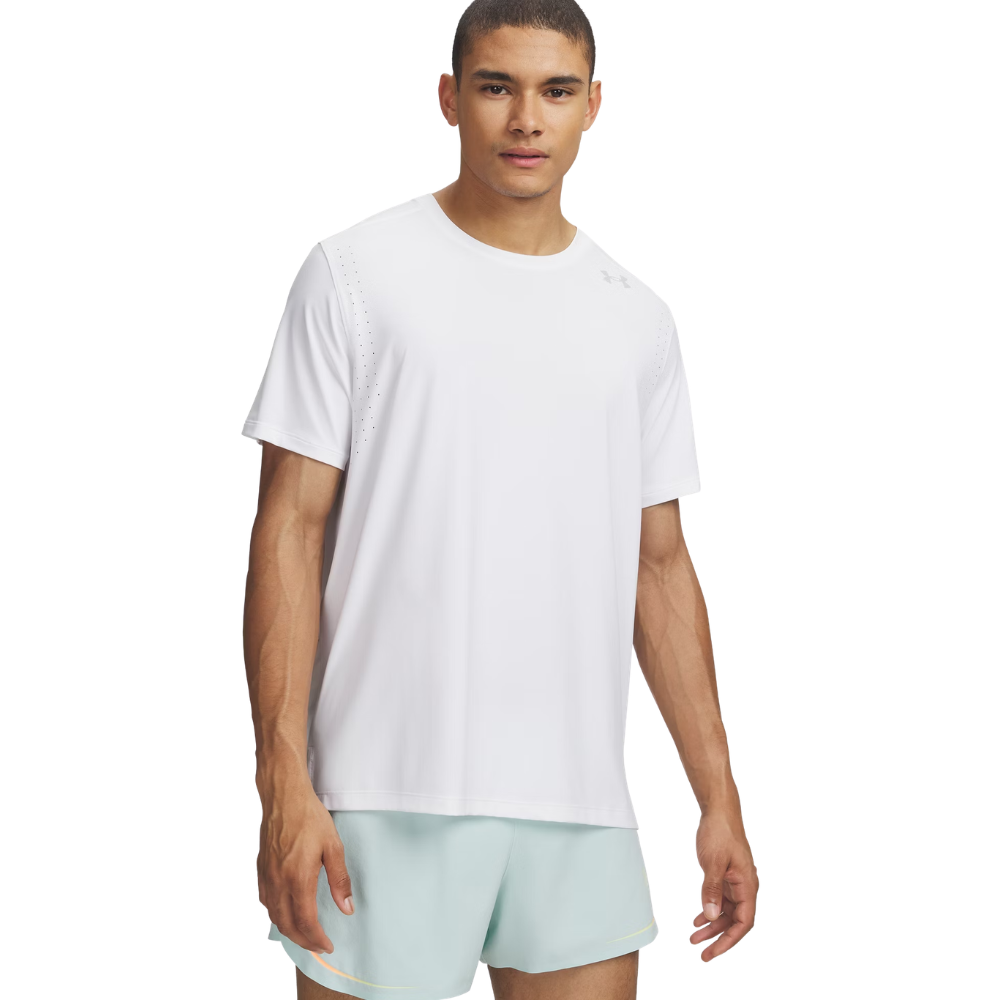 UA Velociti Pro M's Short Sleeve White