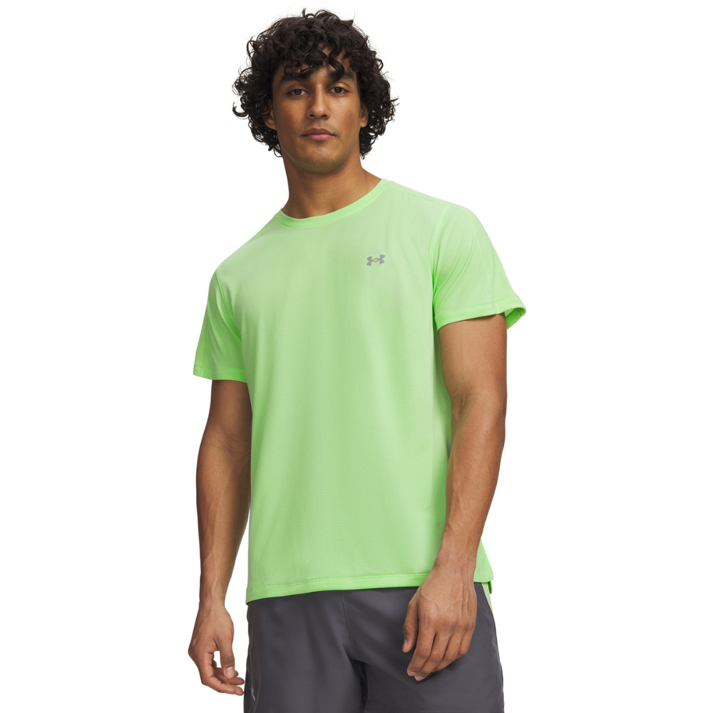 UA Velociti Reflct M's Short Sleeve Lumos Lime