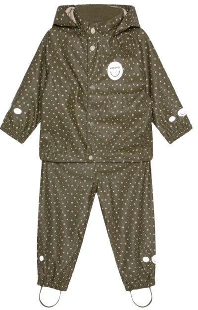 Jolly Print Rain Set Kids Olive