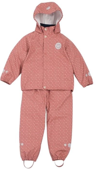 Jolly Print Rain Set Kids Pink