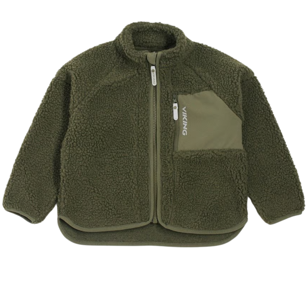 Playtime Pile Midlayer Jacket Kids Olive