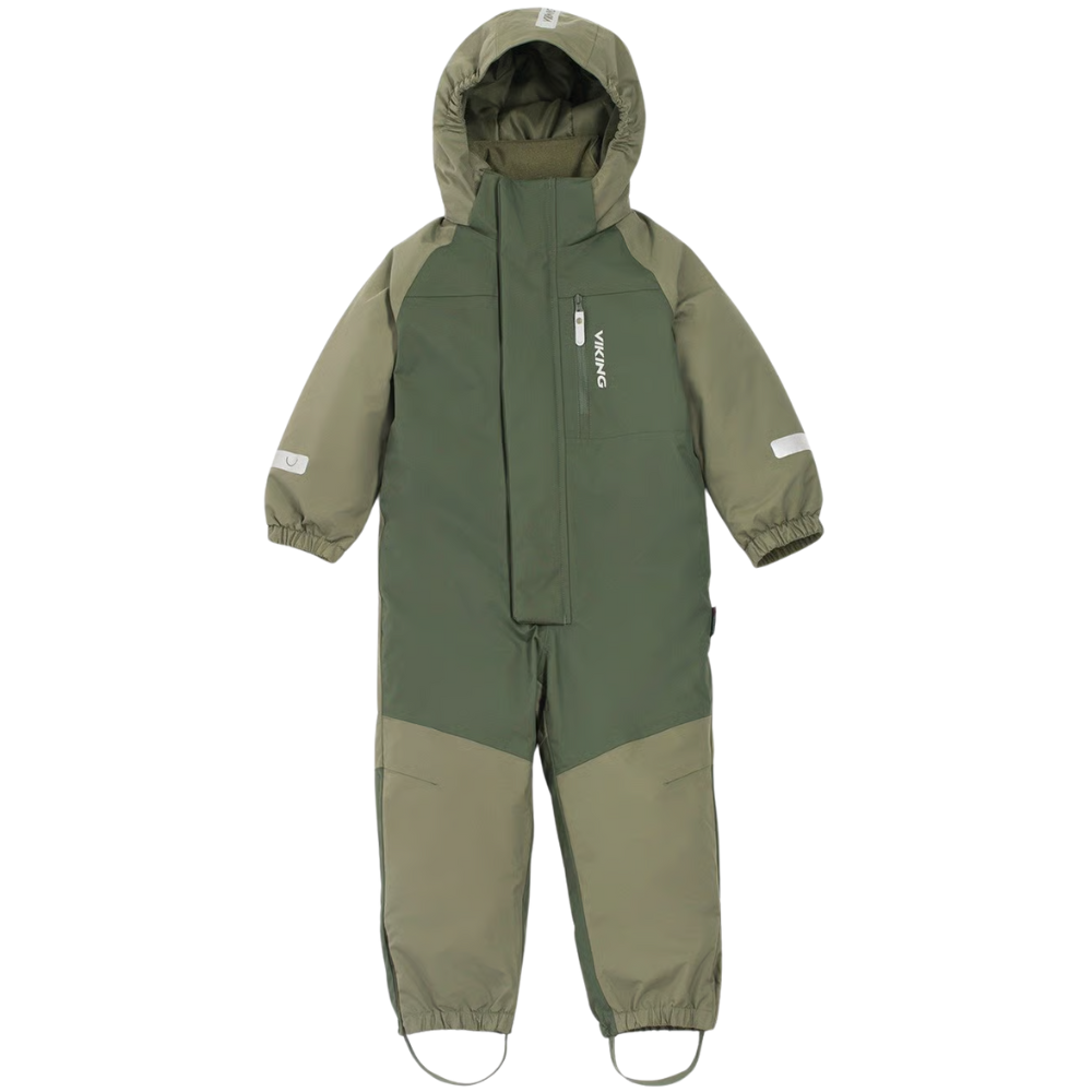 Toasty Winter Thermal Overall Kids Olive