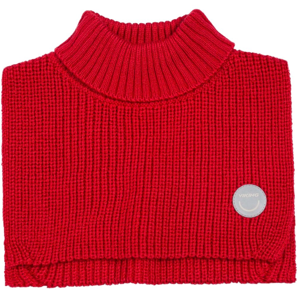 Toasty Wool Rib Neck Red