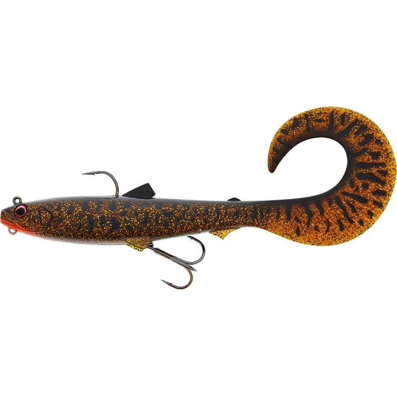 Westin Bullteez Curltail R 'N R 21cm 73g Sinking Motoroil Burbot 1pcs