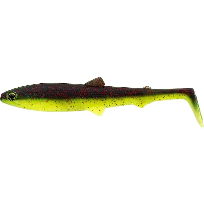 Westin BullTeez Shadtail 7,5cm 4g Black Chartreuse 1pcs