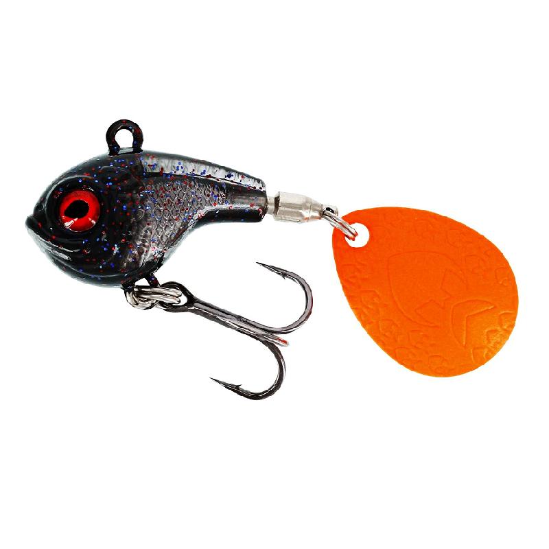Westin DropBite Spin Tail Jig 3,4cm 17g Black Mamba