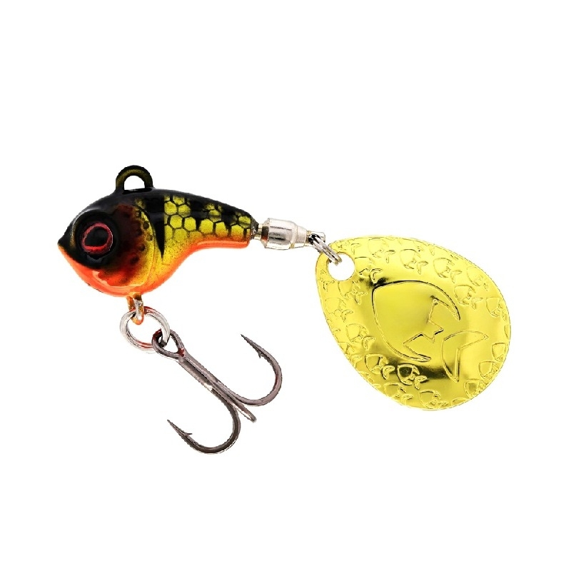 Westin Dropbite Tungsten Spin Tail Jig 2cm 13g Bling Perch