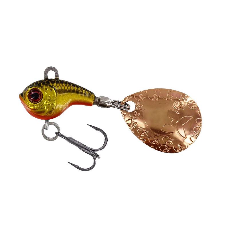 Westin DropBite Tungsten Spin Tail Jig 2cm 13g Gold Rush