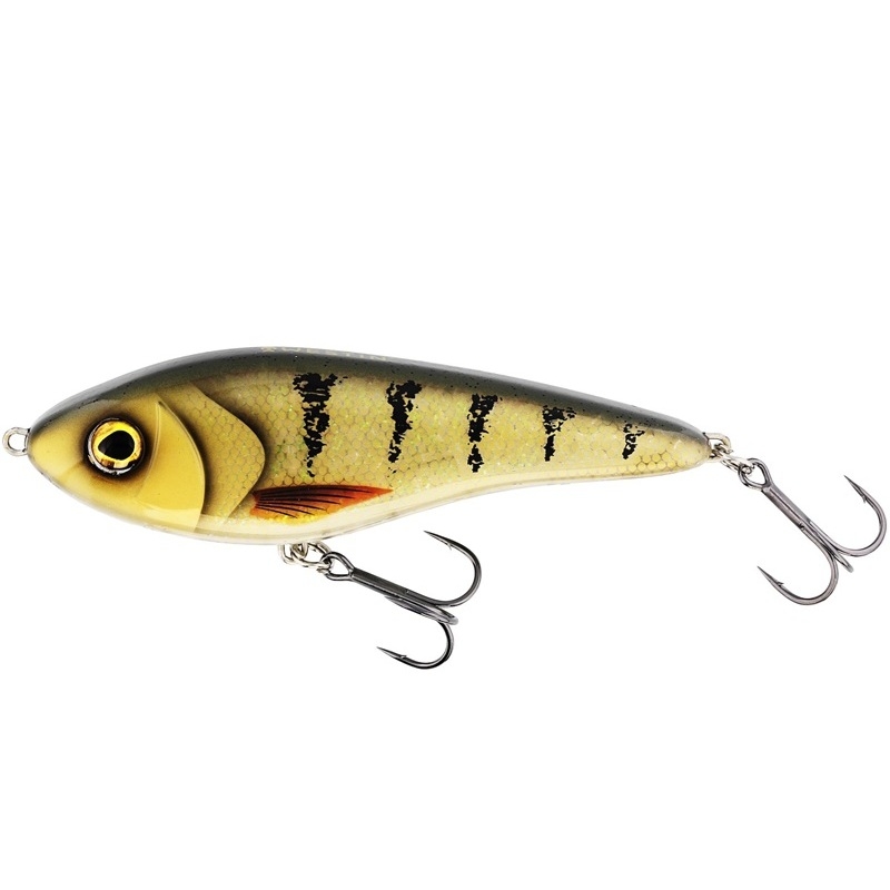 Westin Jerk 14cm 60g Suspending 3D Amber Perch