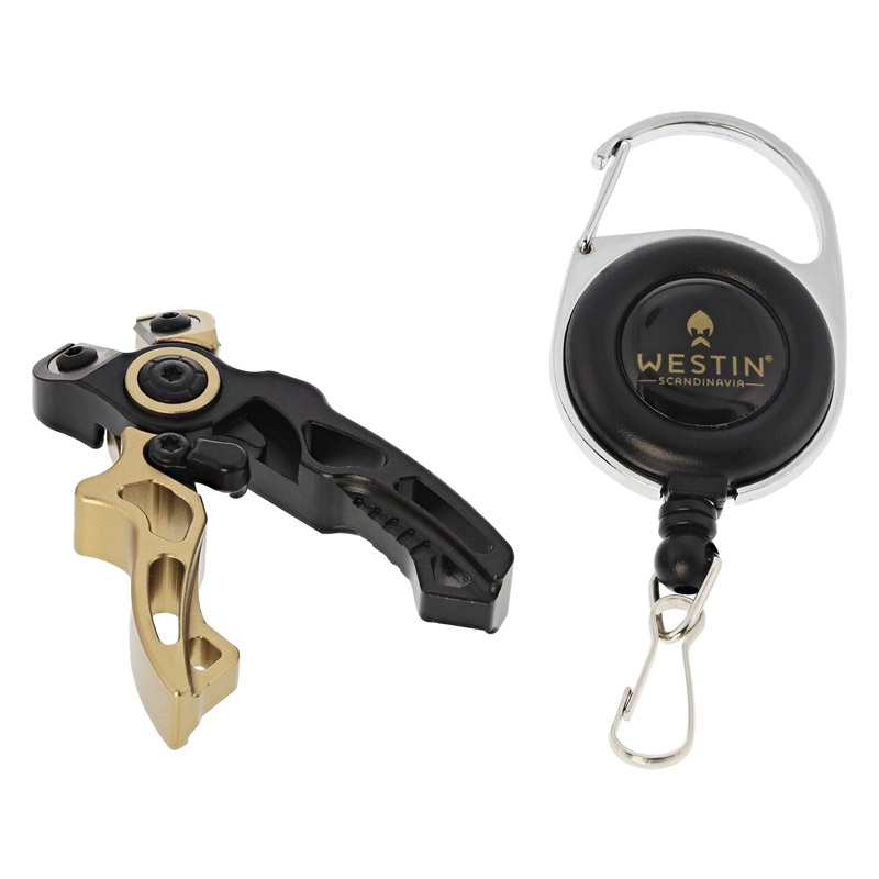 Westin Micro Line Cutter + Pin On Reel Black Sand