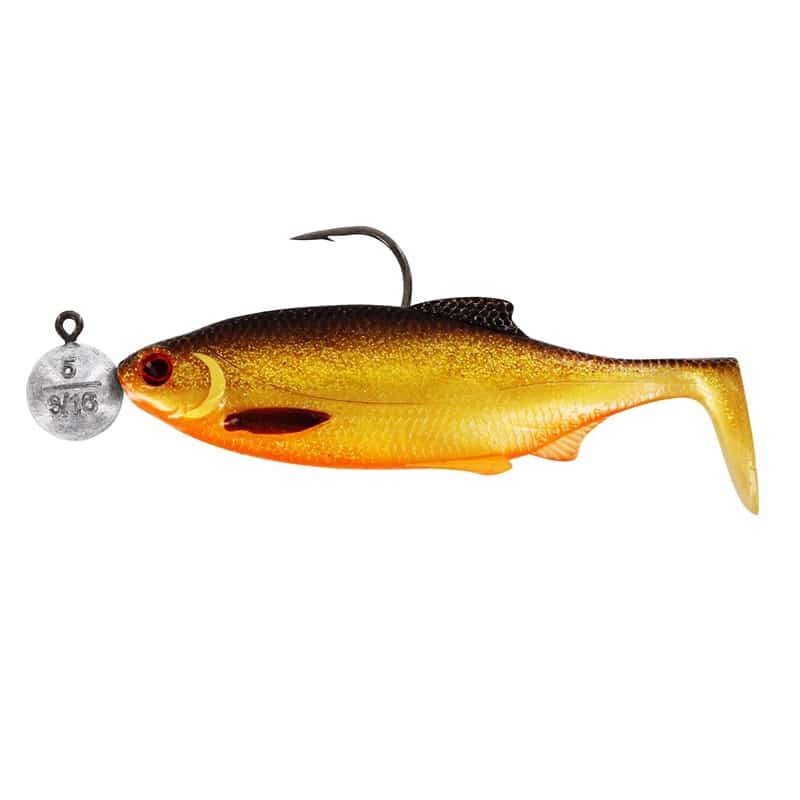 Westin Ricky The Roach 10cm R 'N R 10g #6/0 Gold Rush 1pcs