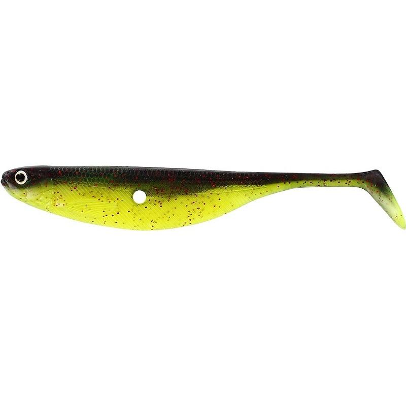 Westin ShadTeez Hollow 12cm 9g Black Chartreuse 2pcs