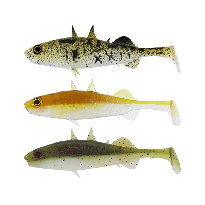 Westin Stanley The Stickleback Shadtail 7,5cm 4g Clear Water Mix 10 3pcs