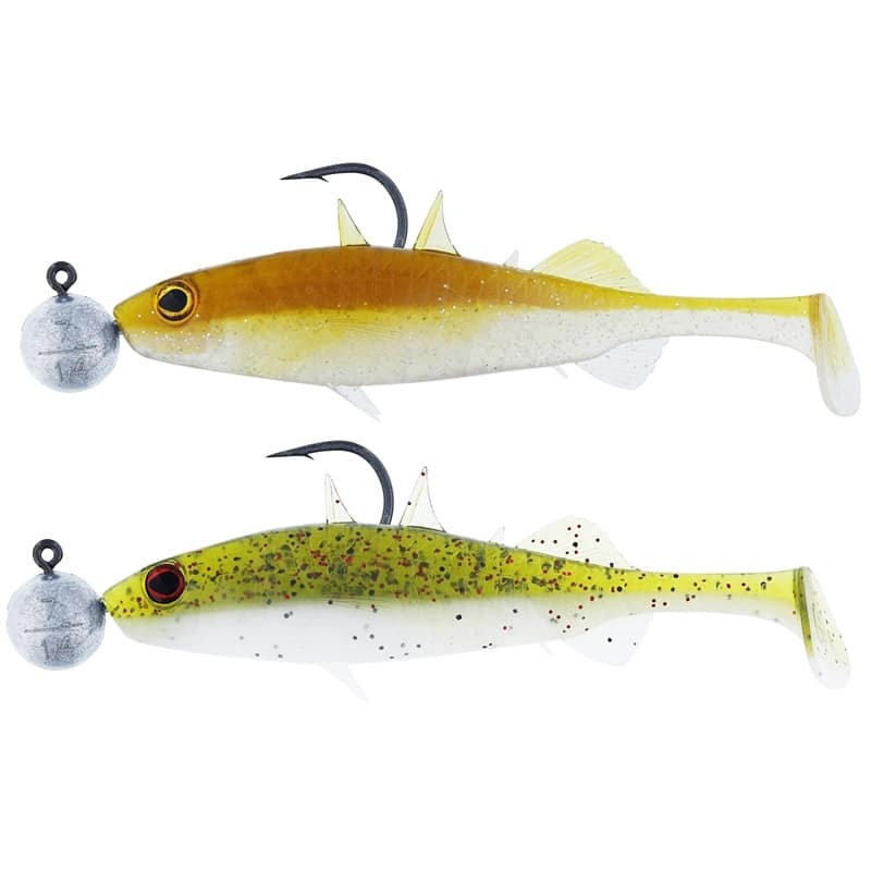 Westin Stanley The Stickleback Shadtail R 'N R 7,5cm 7g #4/0 Clear Water Mix 11 2pcs