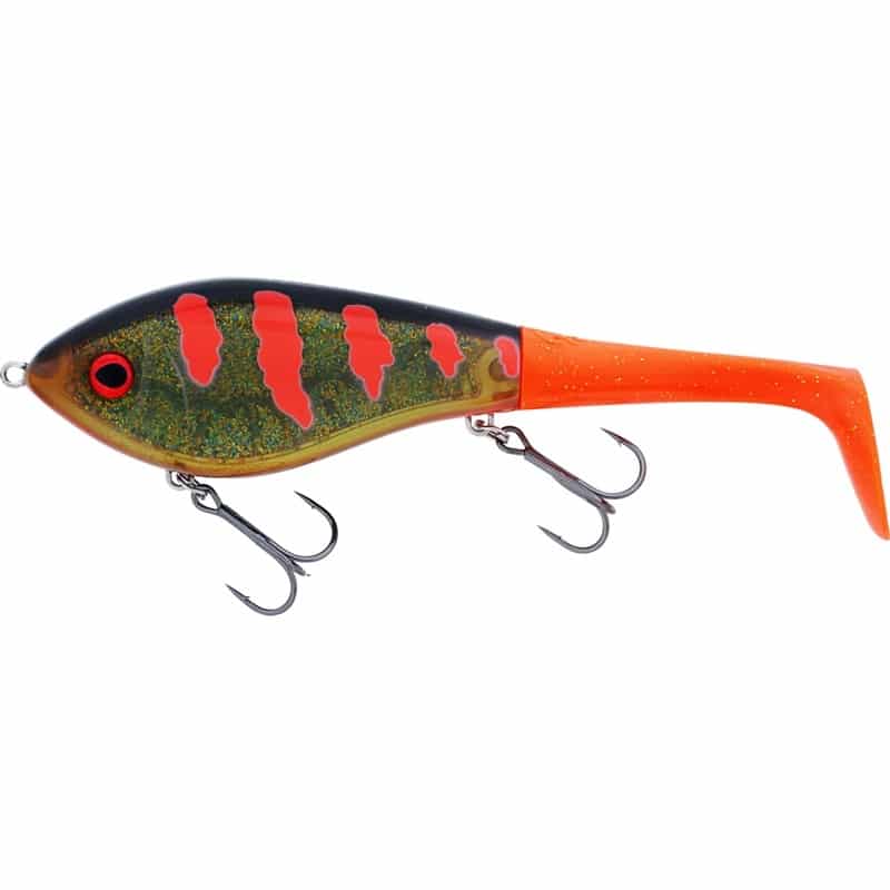 Westin Swim Tail 12cm 62g Suspending 3D Motoroil Blood 1 Body 2 Tails