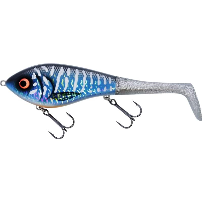 Westin Swim Tail 12cm 68g Sinking Lagoon Pike 1 Body 2 Tails